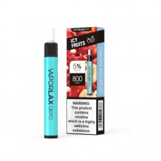 Одноразовая электронная сигарета Vaporlax aero - Icy Fruits 800 затяжек